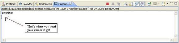 Java Input Using Java Scanner